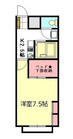 レオパレス鈴蘭　２９１２９の物件間取画像